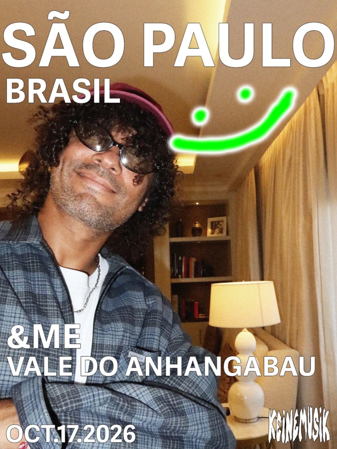 Flyer do evento KEINEMUSIK em SP em São Paulo