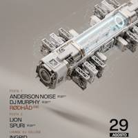 Flyer de D-EDGE NAVE c/ RØDHÅD. ANDERSON NOISE. DJ MURPHY E++
