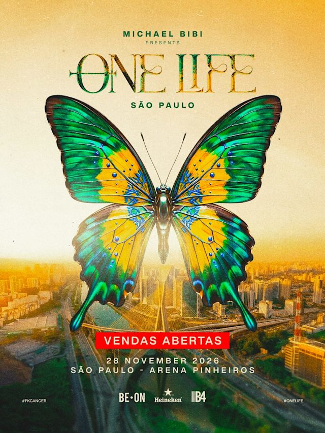 Flyer do evento Michael Bibi presents: ONE LIFE SÃO PAULO em São Paulo