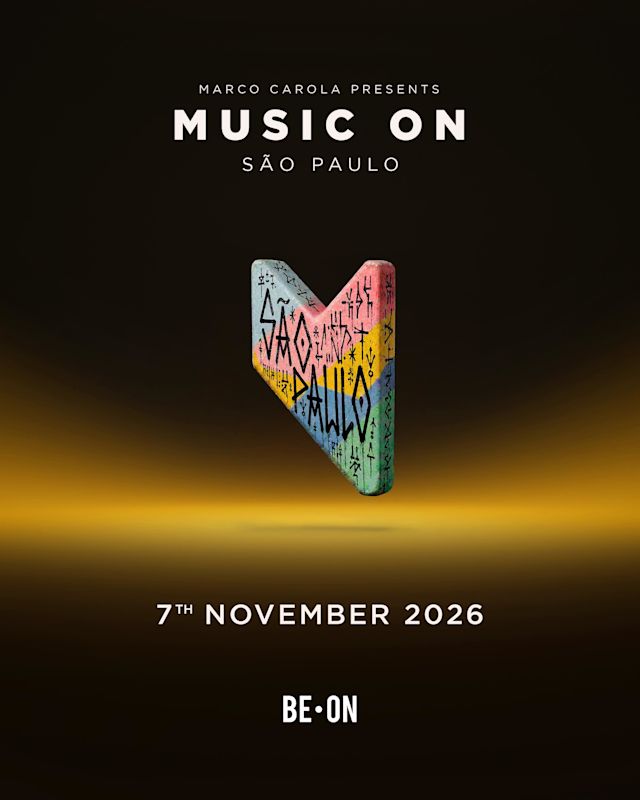 Flyer do evento MUSIC ON São Paulo em São Paulo