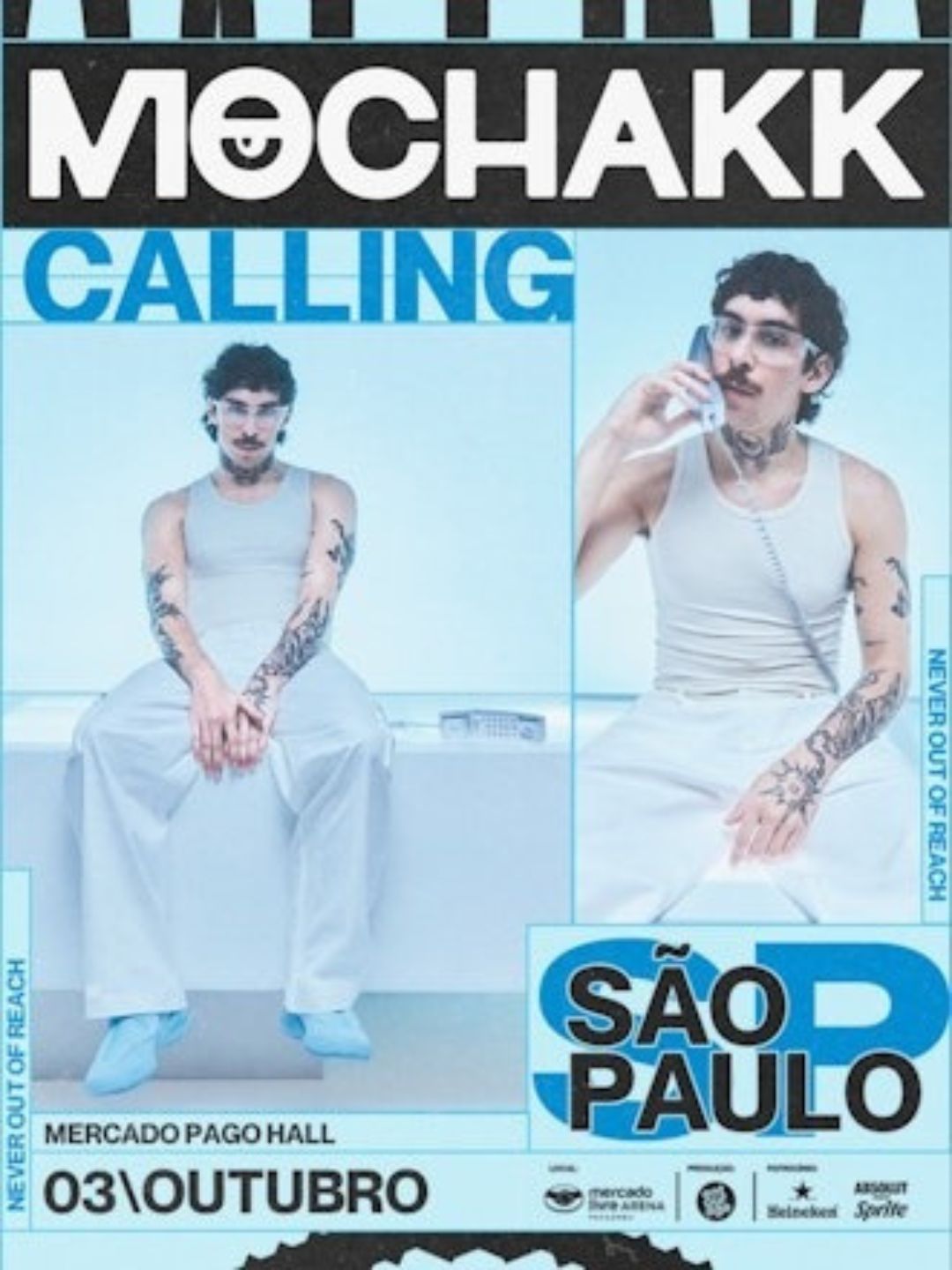 Flyer do evento MOCHAKK CALLING em São Paulo