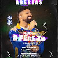 Flyer de PAGODE DO DIFERENTÃO COM DILSINHO