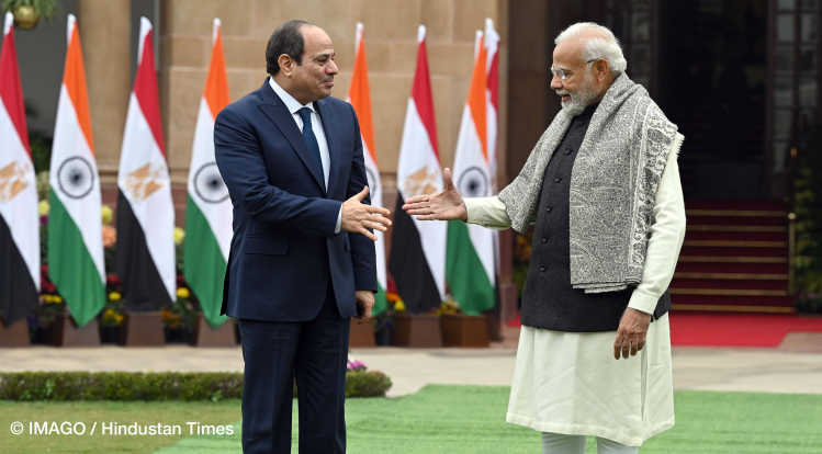 Indien verstärkt Verbindungen nach Nahost