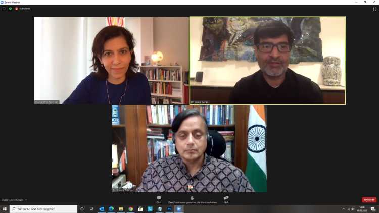 Screenshot Book Talk "New World Disorder and the Indian Imperative_Screenshot"