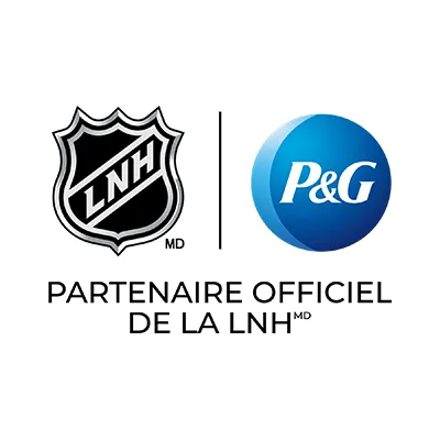 Logos de P&G et de la LNH