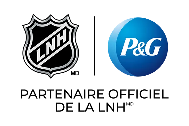 Logos de P&G et de la LNH