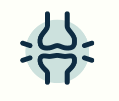 Graphic depicting osteoarthritis (OA).