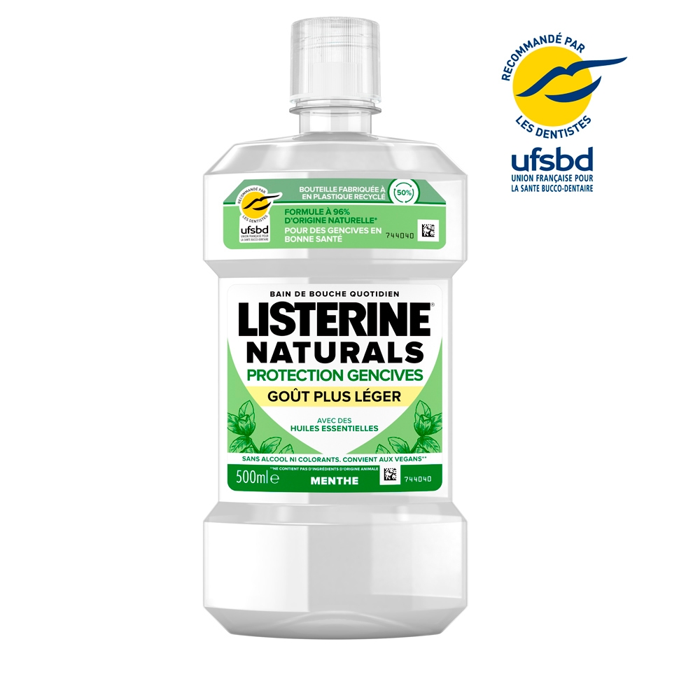 LISTERINE® Naturals Protection Gencives Goût Plus Léger