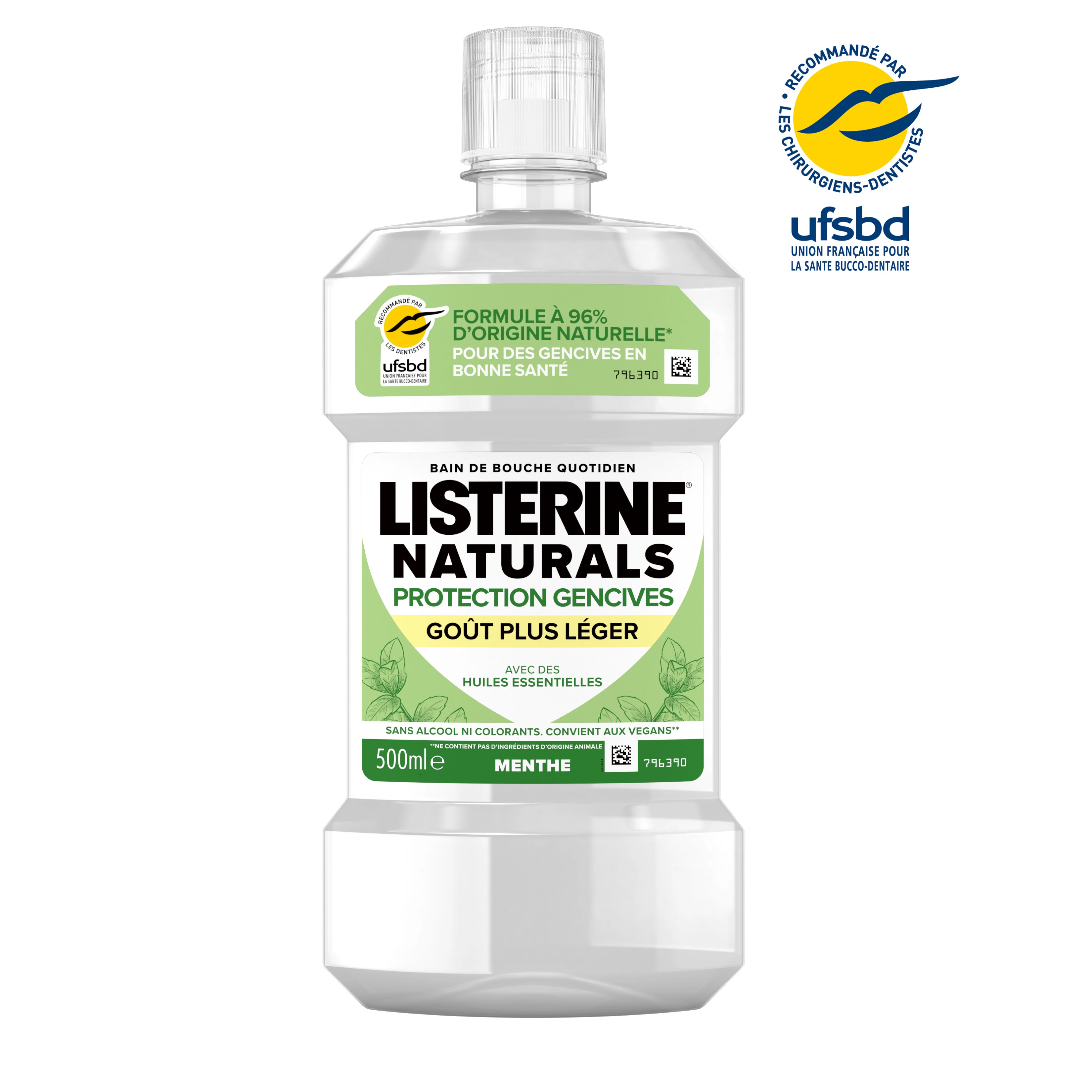 LISTERINE® Naturals Protection Gencives Goût Plus Léger
