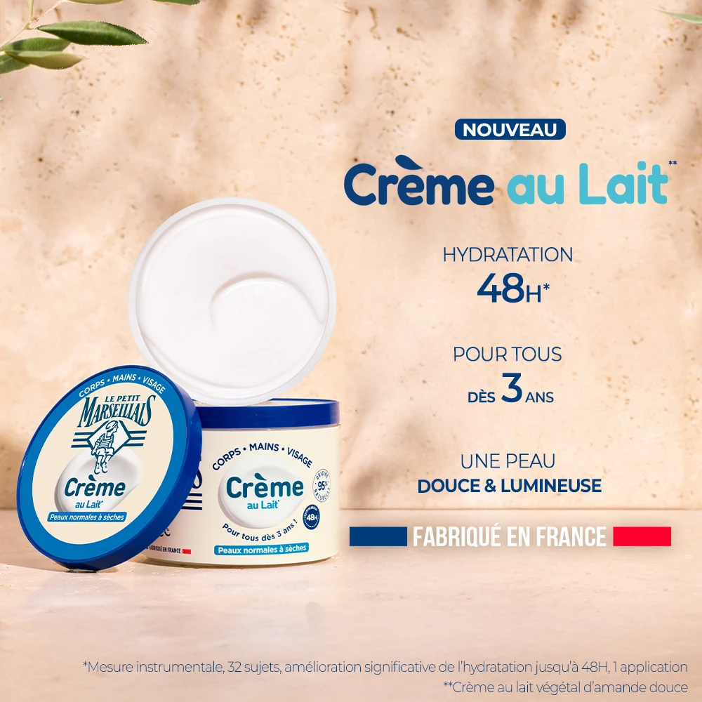 Visuel de la Crème au Lait Le Petit Marseillais