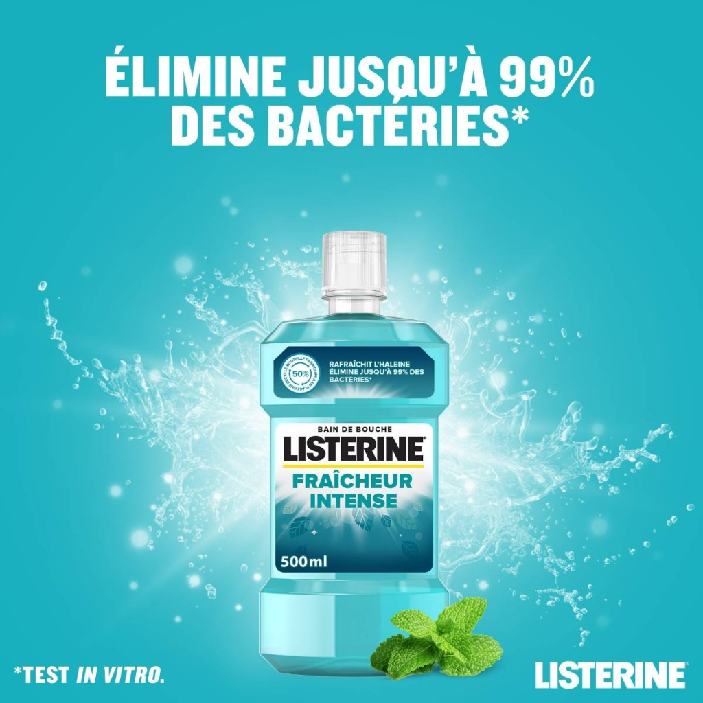 Bain de Bouche LISTERINE ® Fraîcheur Intense - Image 2 - Listerine - fr-FR