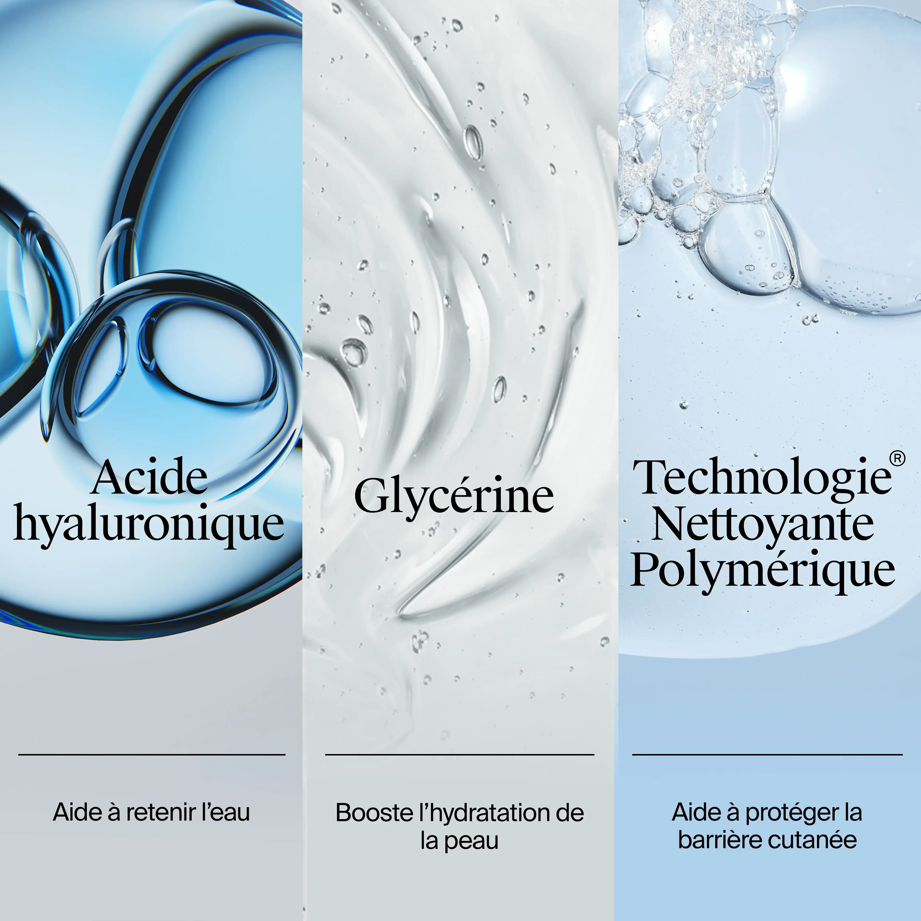 Hydro Boost ® : aqua-gel nettoyant hydratant