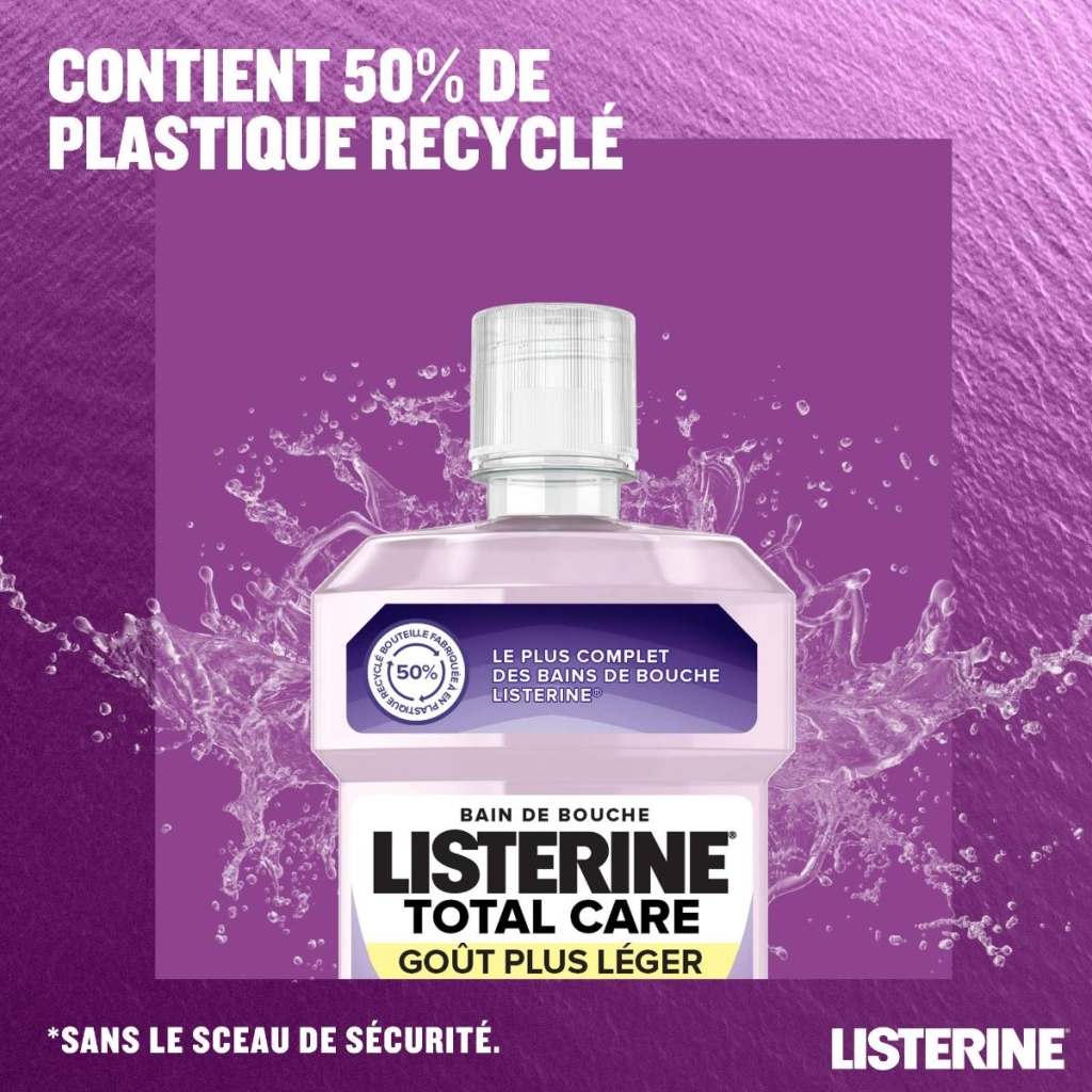 Bain de Bouche LISTERINE® Total Care Goût Plus Léger image 5