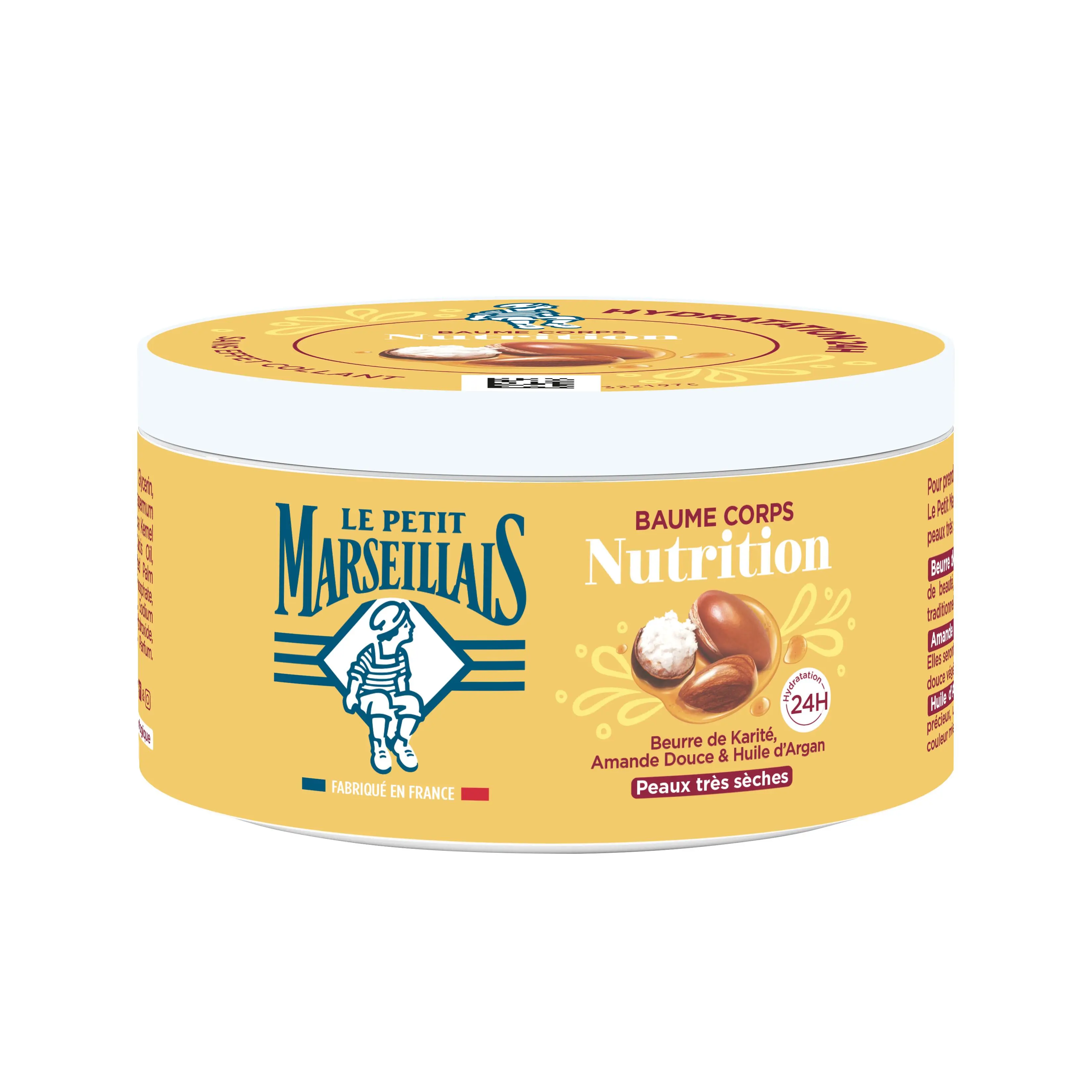 Baume Nutrition Karité, Amande Douce & Argan - Image 1 - Le Petit Marseillais - fr-FR