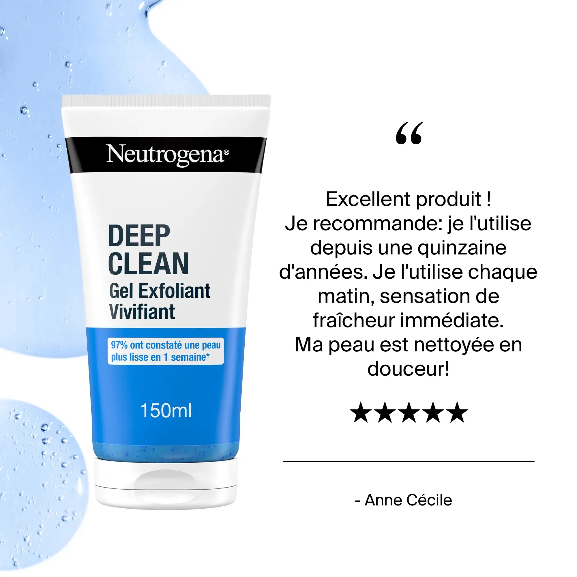 deep clean ® : gel exfoliant vivifiant