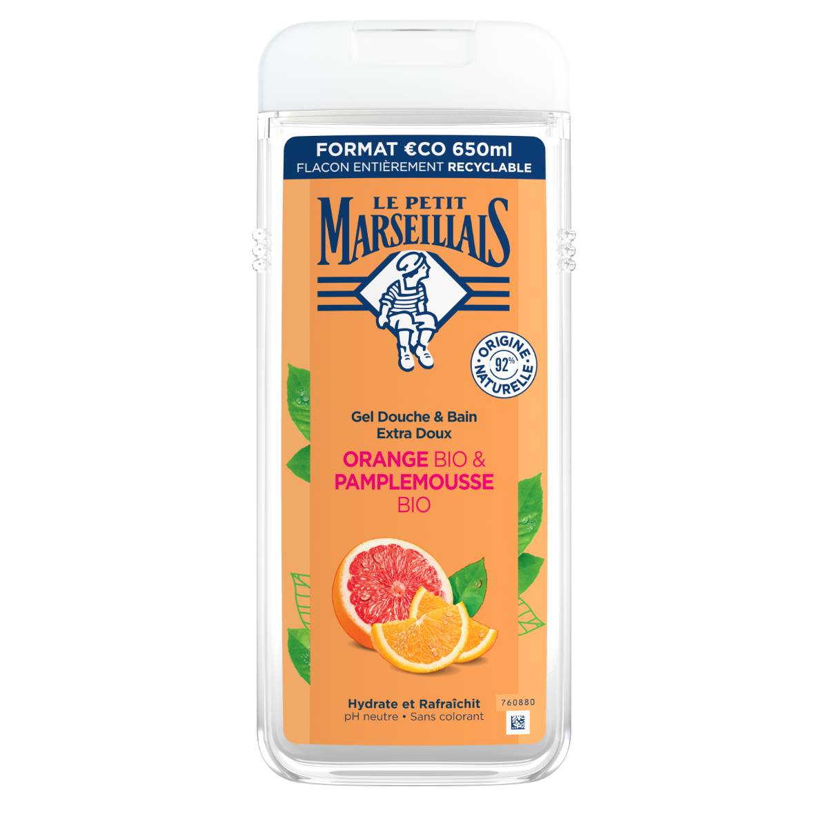 Douche Orange & Pamplemousse BIO | LePetitMarseillais