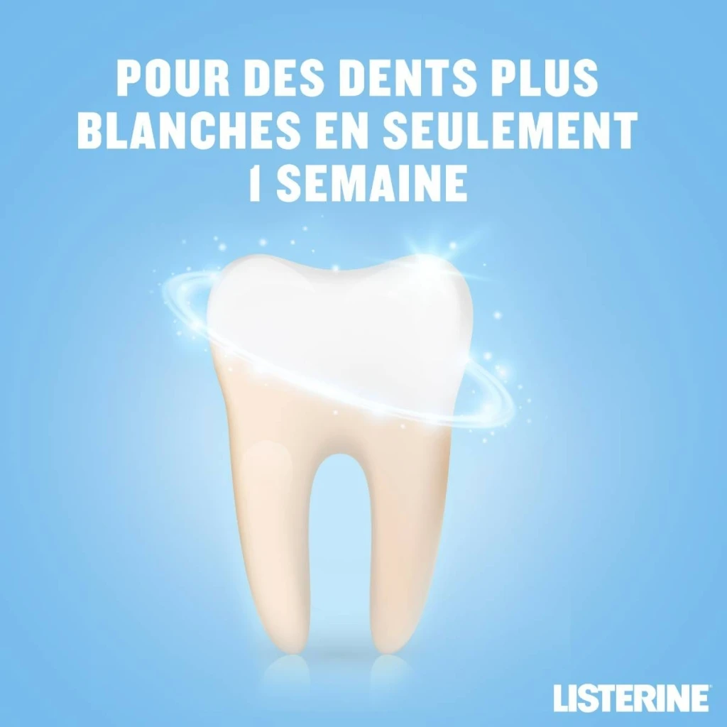 Bain de Bouche LISTERINE® Soin Blancheur Goût Plus Léger image 3