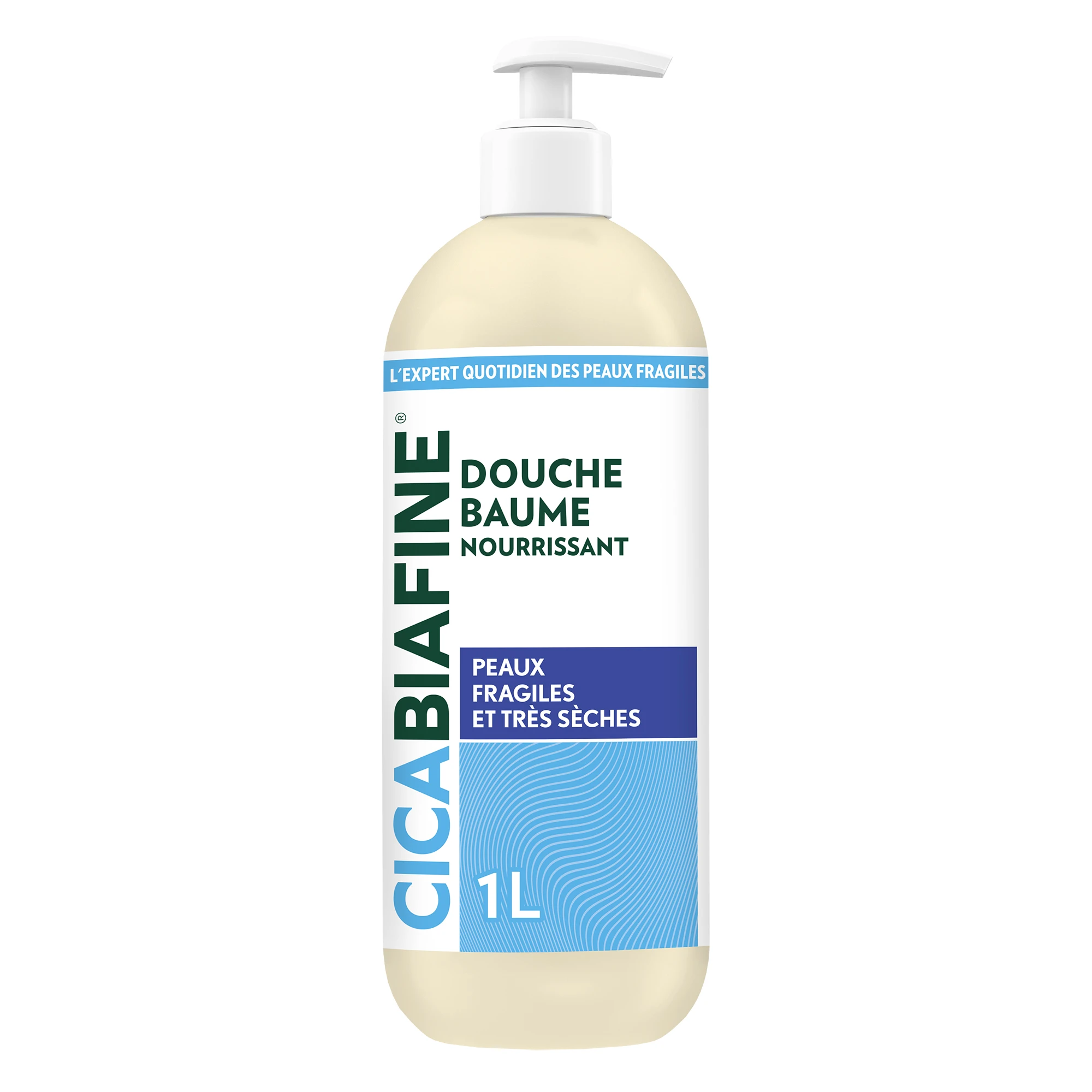 Baume de douche surgras nourrissant en flacon d'1 litre Biafine®