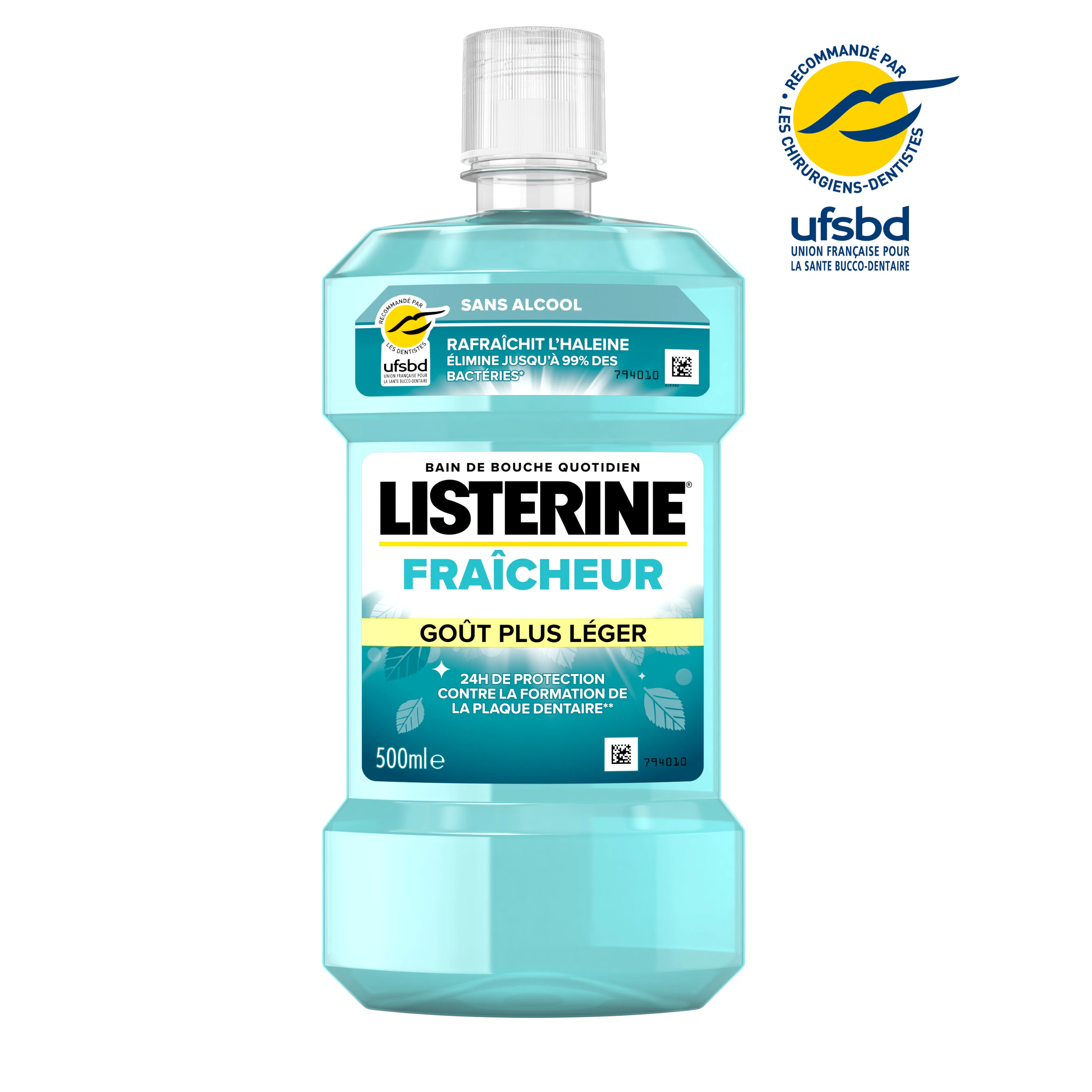 LISTERINE® Fraicheur Goût Plus Léger