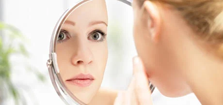 Peau sensible à imperfections