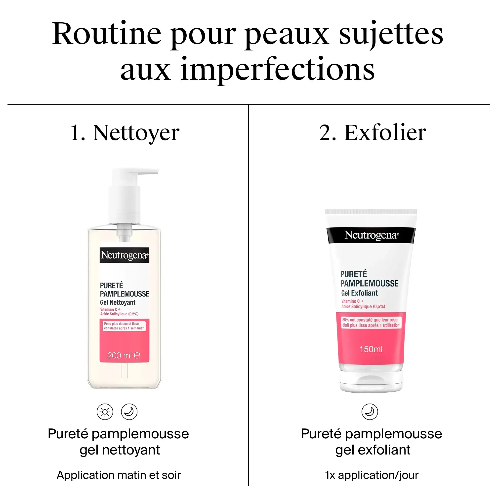 Pureté Pamplemousse : gel nettoyant