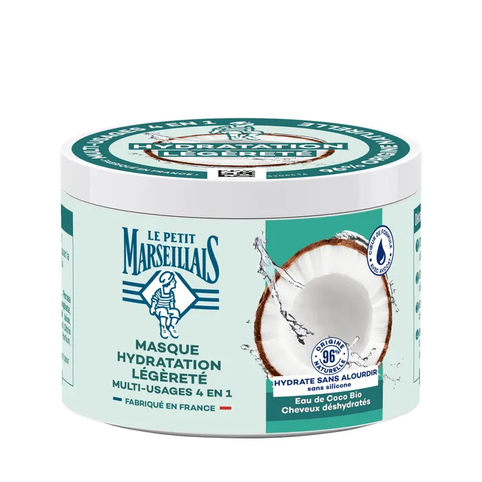 Masque 4 en 1 Hydratation Légèreté Eau de Coco BIO - Image 1 - Le Petit Marseillais - fr-FR