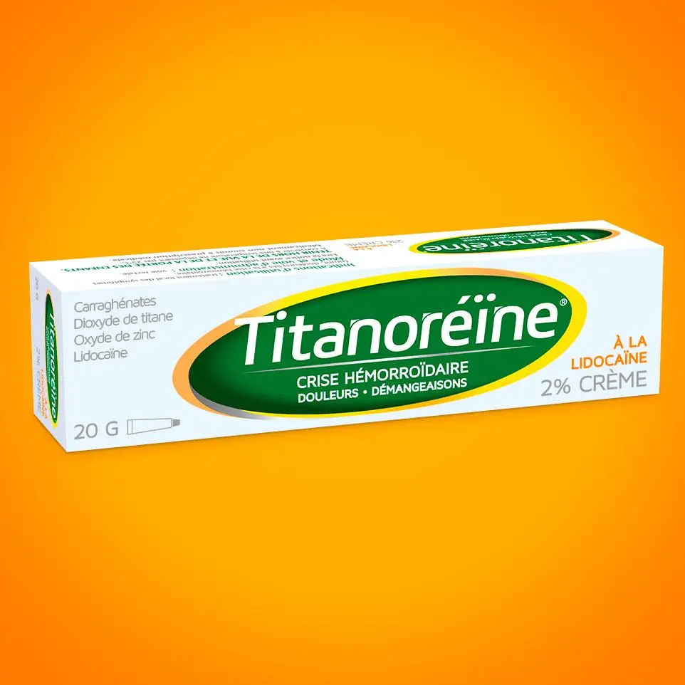 TITANORÉÏNE® À LA LIDOCAÏNE 2%, CRÈME