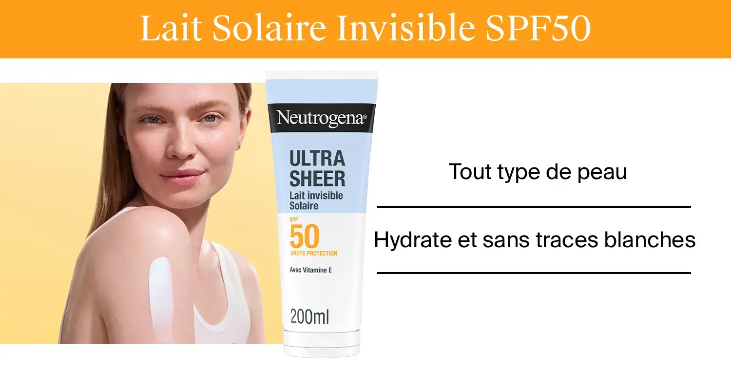 Lait Solaire Invisible SPF50