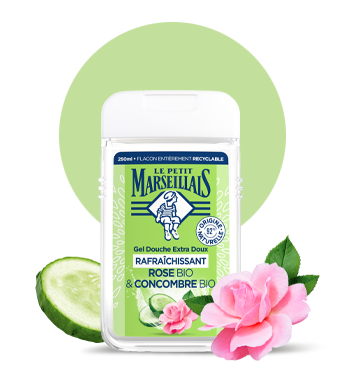 image Découvrez le mariage végétal de la Rose sauvage BIO et du Concombre BIO pour un moment 100% rafraîchissant.