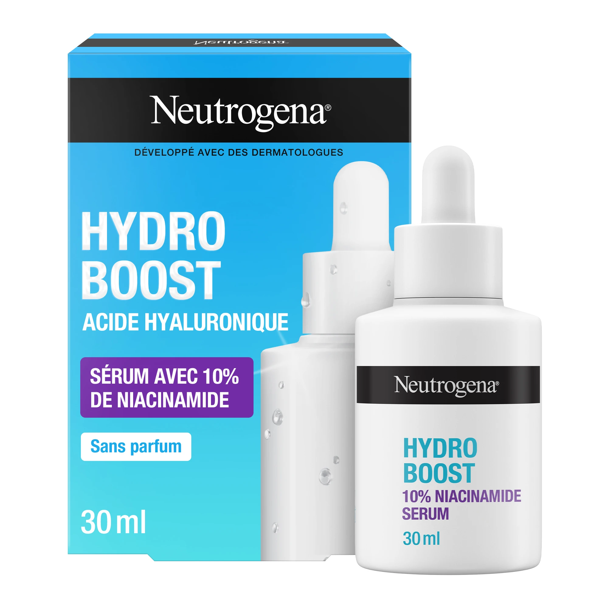 NTG Niacinamide Serum Bottle Box MOB