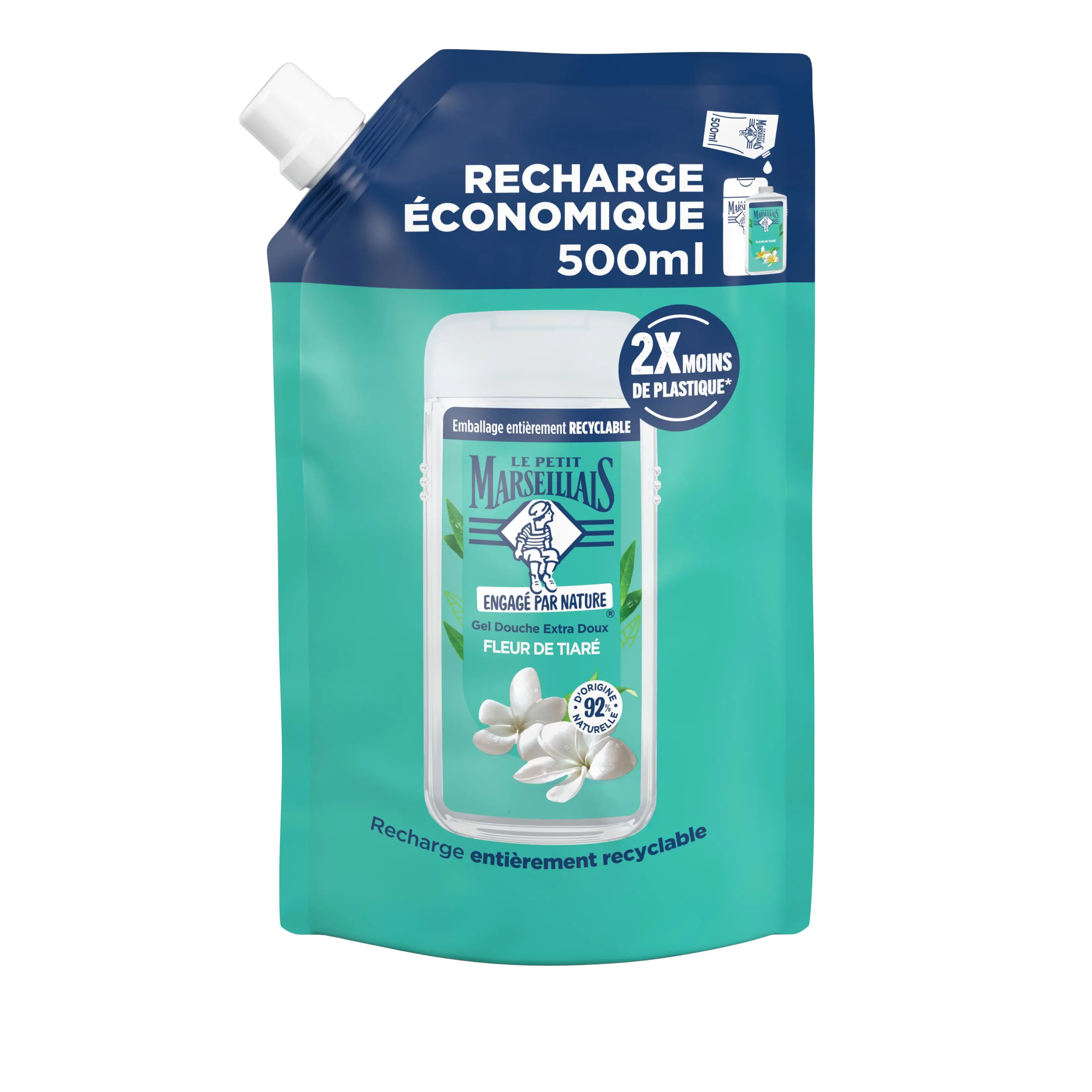 Recharge Gel Douche Extra Doux Fleur de Tiaré - Img 1