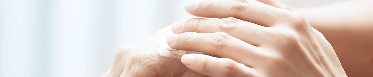 Peau abîmée, fissurée, crevassée, application des mesures d'urgence