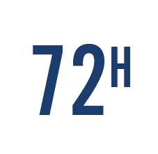 Icône 72h d'efficacité