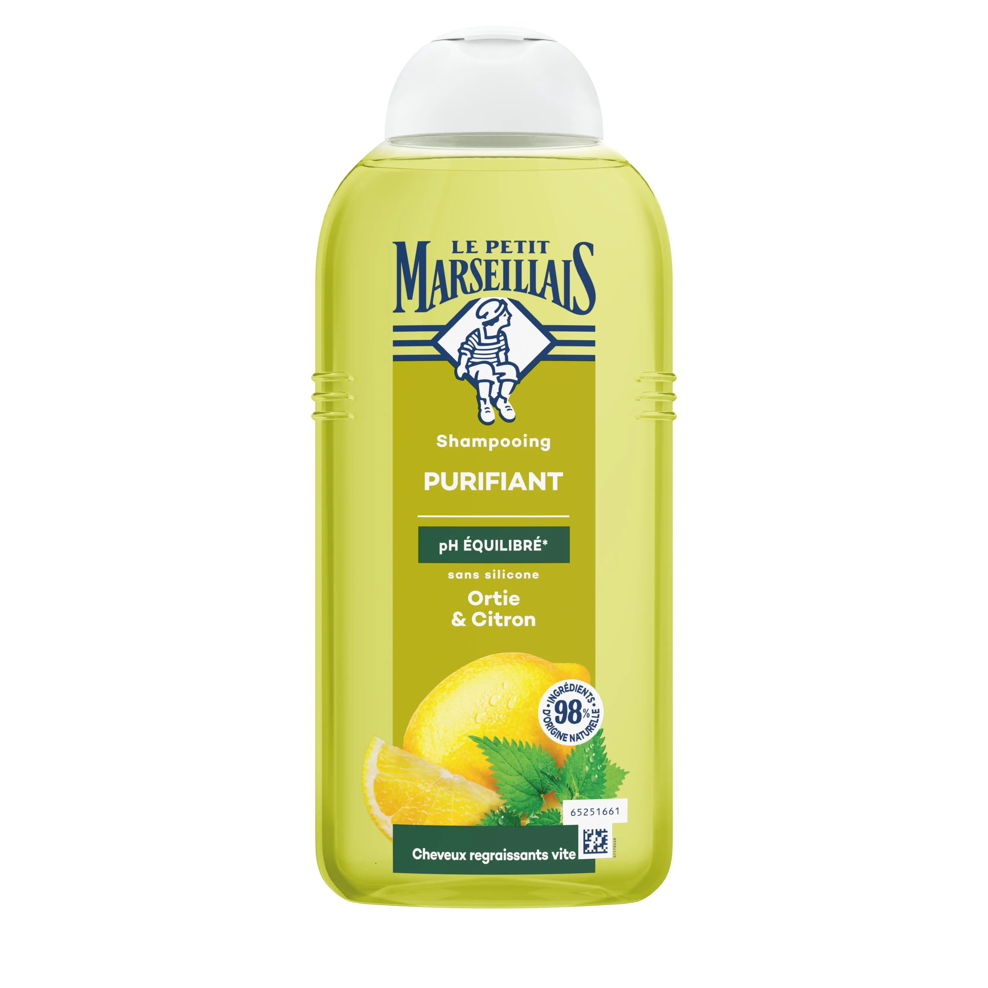 Shampooing Purifiant à l’Ortie et au Citron BIO - Image 1 - Le Petit Marseillais - fr-FR
