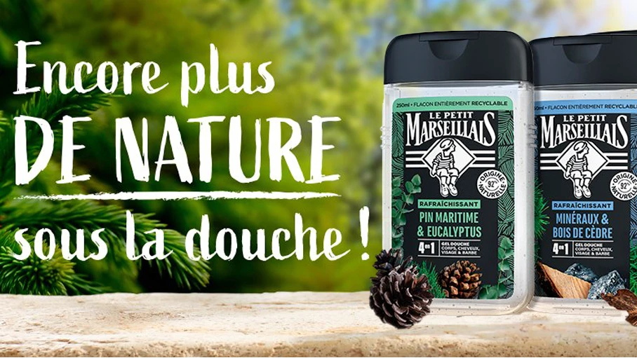 Hero image Découvrez la gamme de gels douche 4 en 1 pour les hommes !