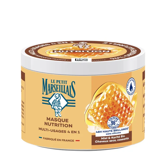 Masque Nutrition Multi-Usage, Cheveux secs, cassants - Image 1 - Le Petit Marseillais - fr-FR