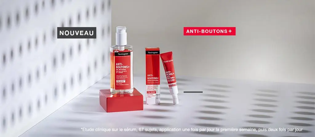 Bannière anti-imperfections Neutrogena