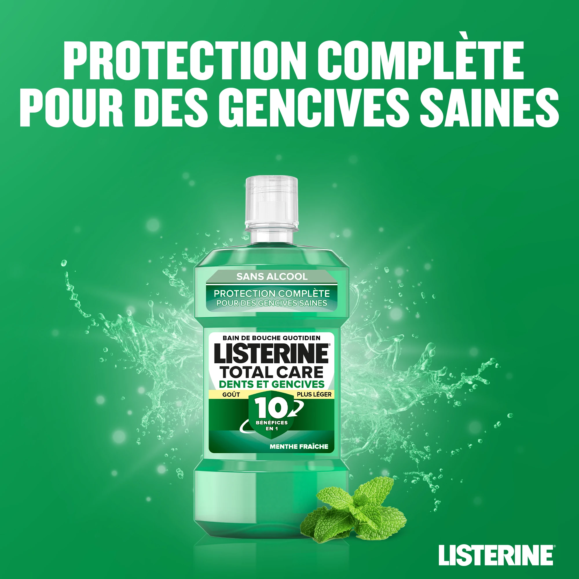 LISTERINE® Protection Dents Et Gencives Goût Plus Léger