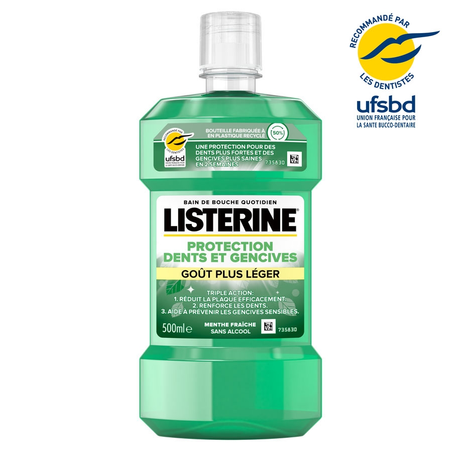 LISTERINE® Protection Dents Et Gencives Goût Plus Léger