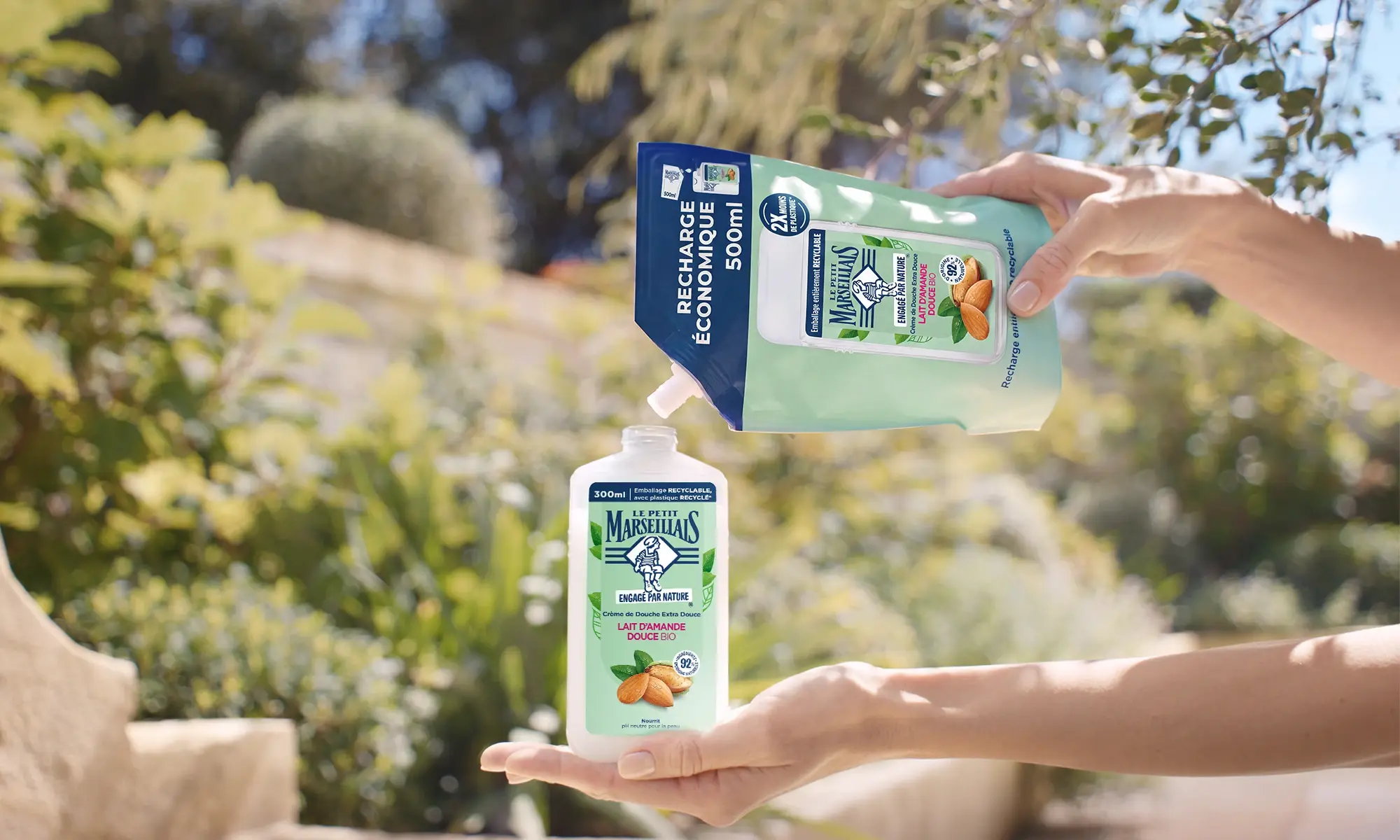 Éco-recharge de gel douche Le Petit Marseillais