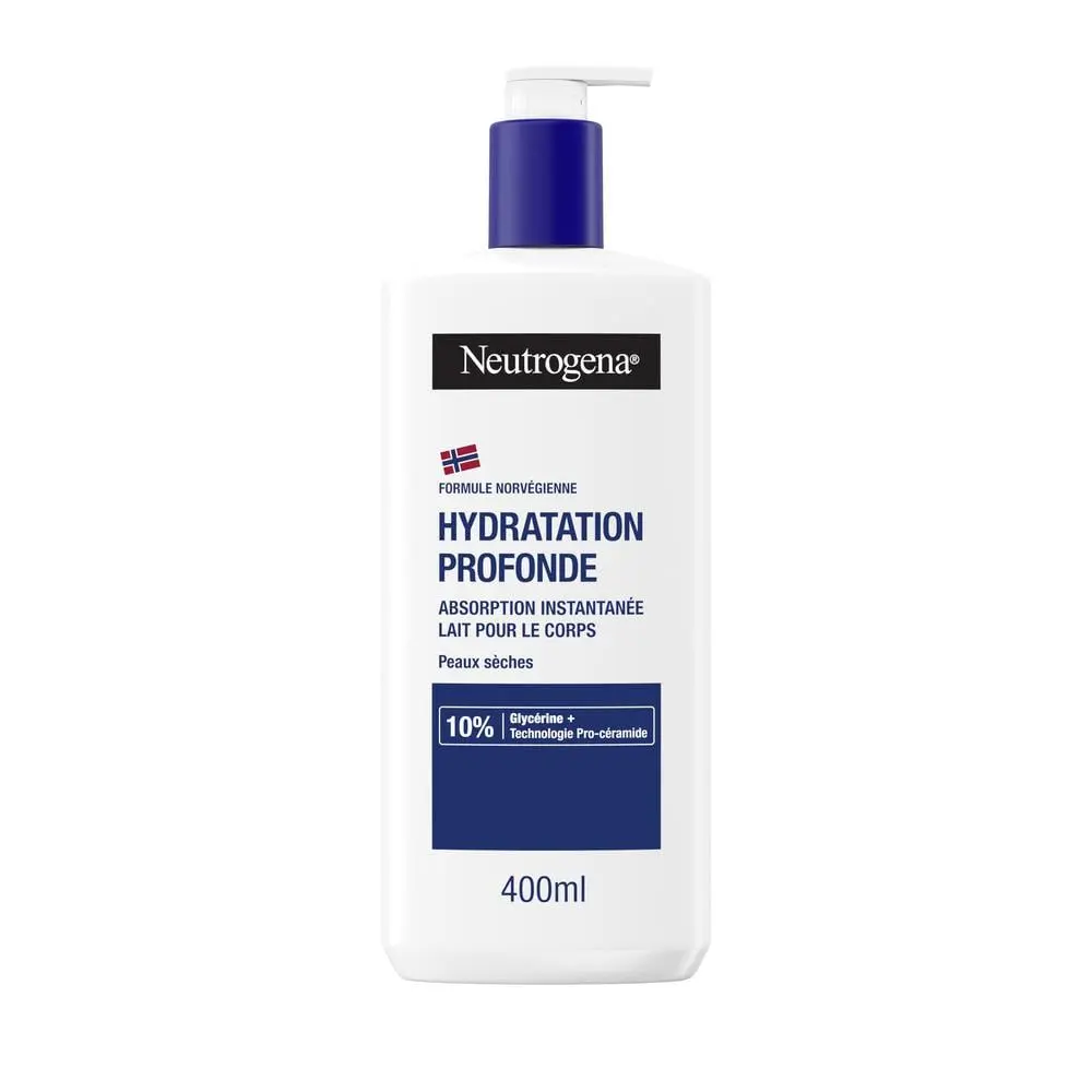 Lait corporel peau sèche hydratation intense 400ml