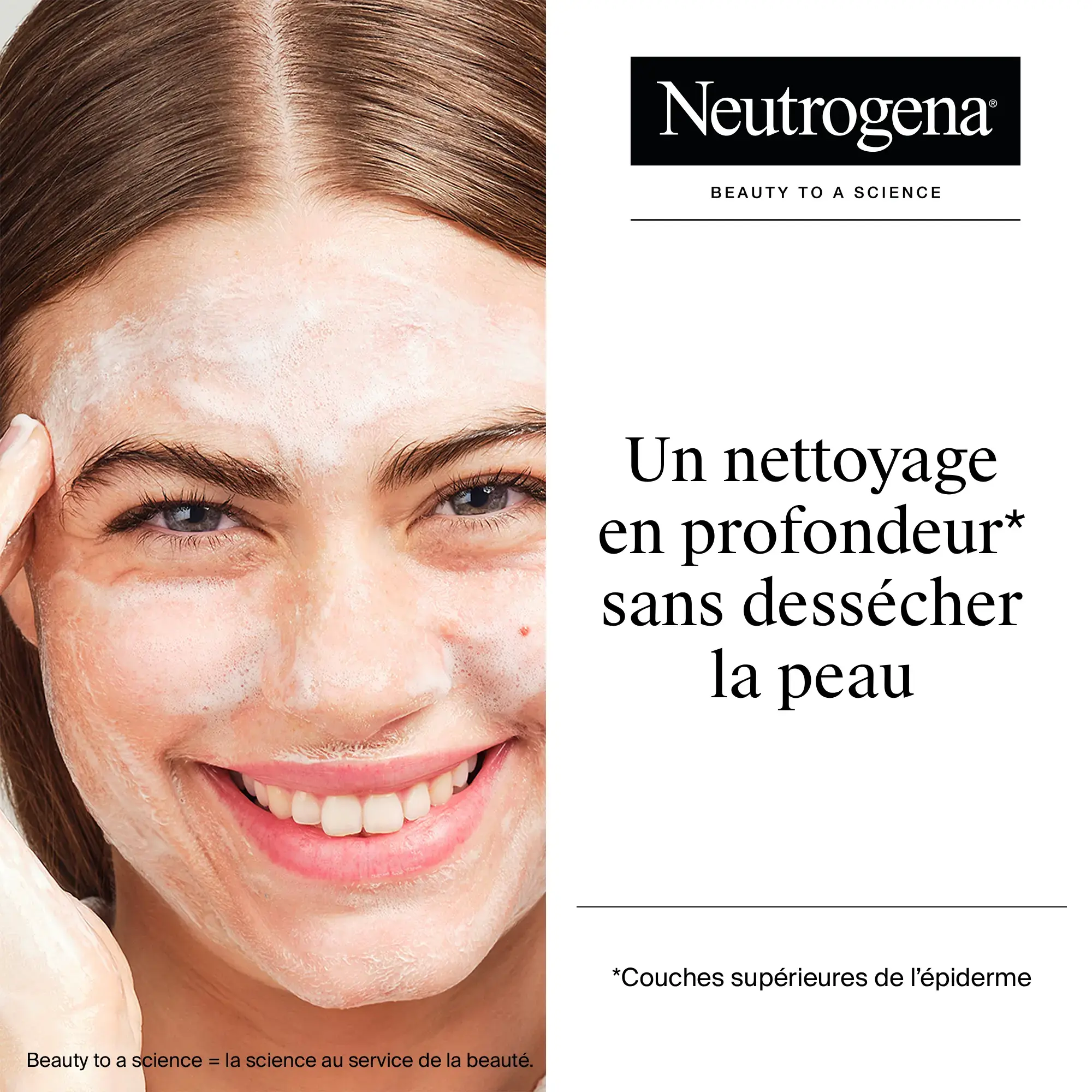 Anti-boutons : 2-en-1 nettoyant et masque