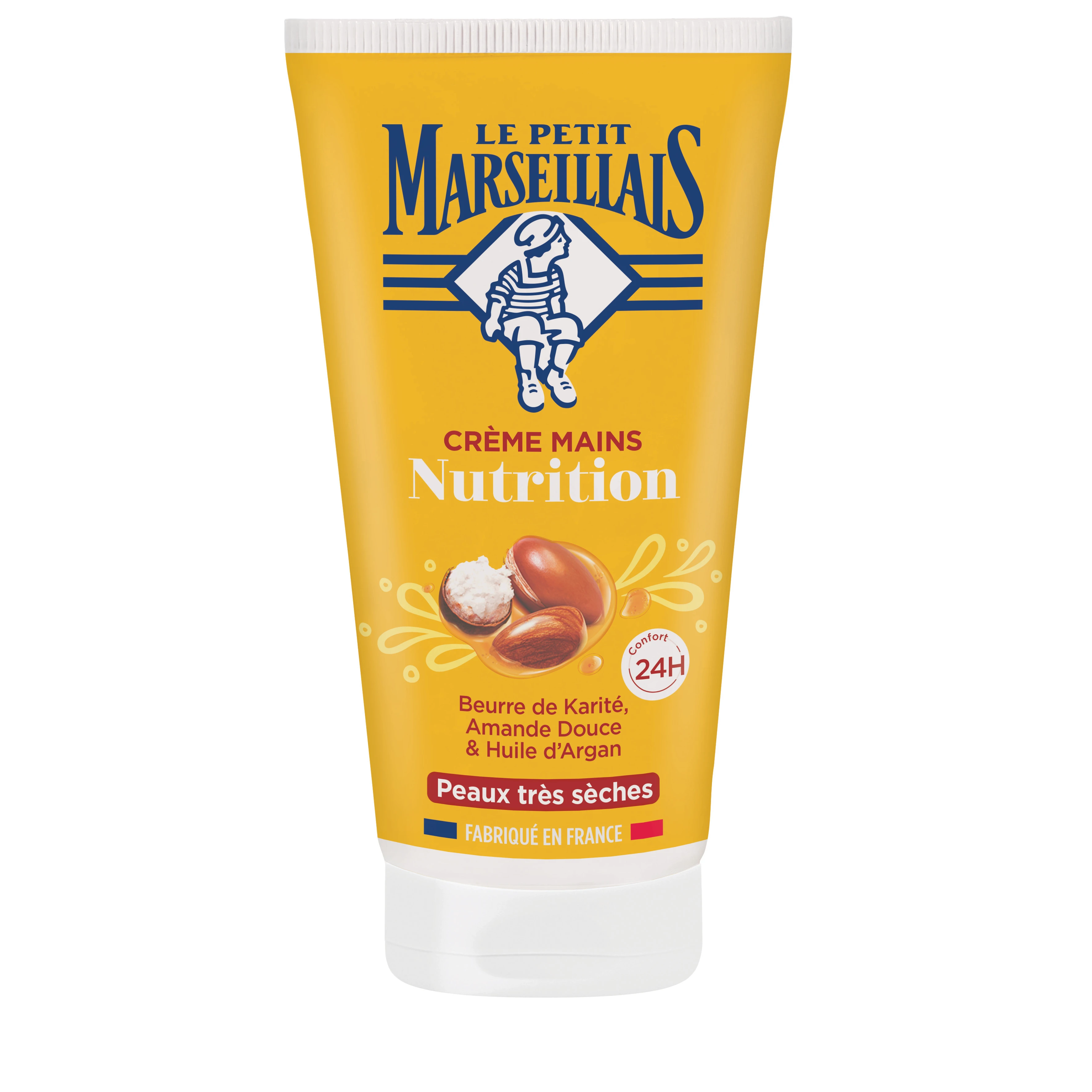 Crème Mains Nutrition Karité, Amande Douce & Argan - Image 1 - Le Petit Marseillais - fr-FR