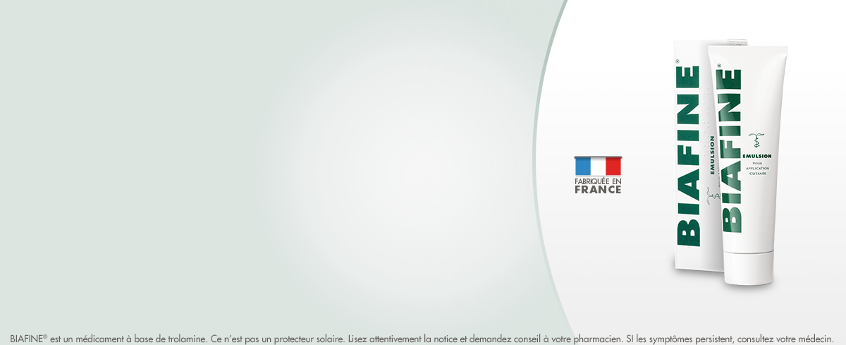 Bannière publicitaire de Biafine®