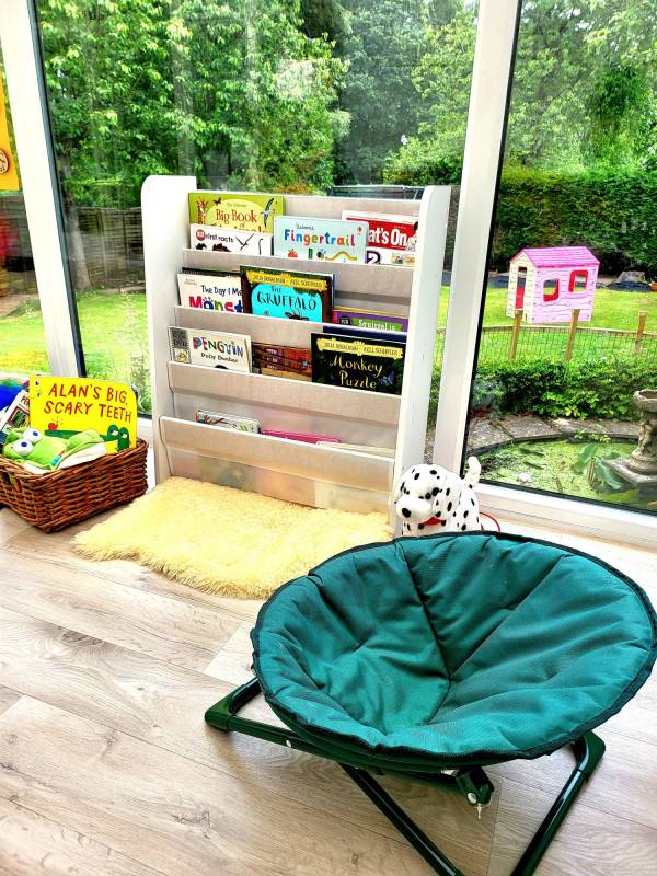 My Montessori  tiney home nursery - setting image