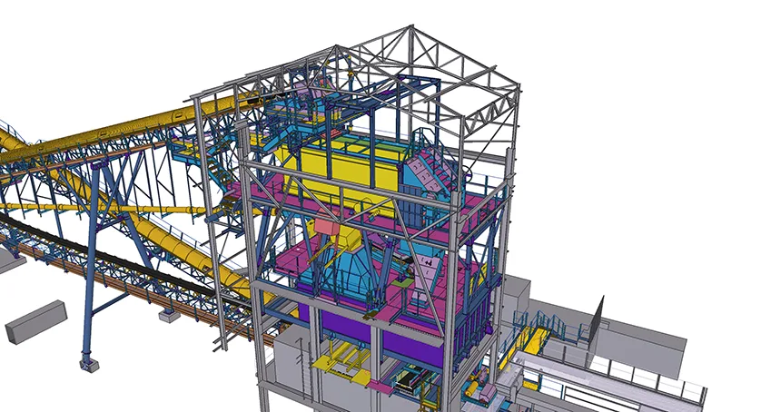 Trimble Construction Awards - SMIL, Modification de l'installation de concassage