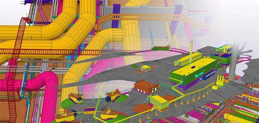 Wasseraufbereitungsanlage Blominmäki in Finnland - BIM-Modell