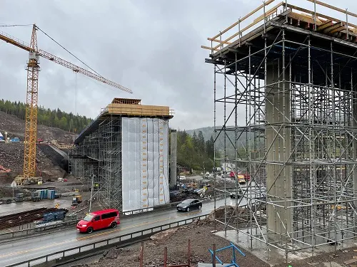 road during construction