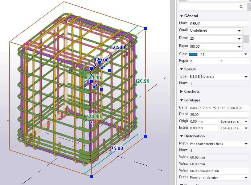 Projet Structure béton - CNAM / GRETA-CFA Occitanie
