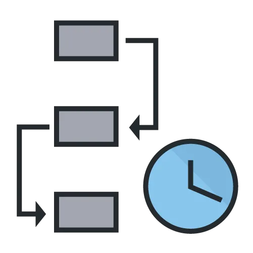 Workflow process with time management